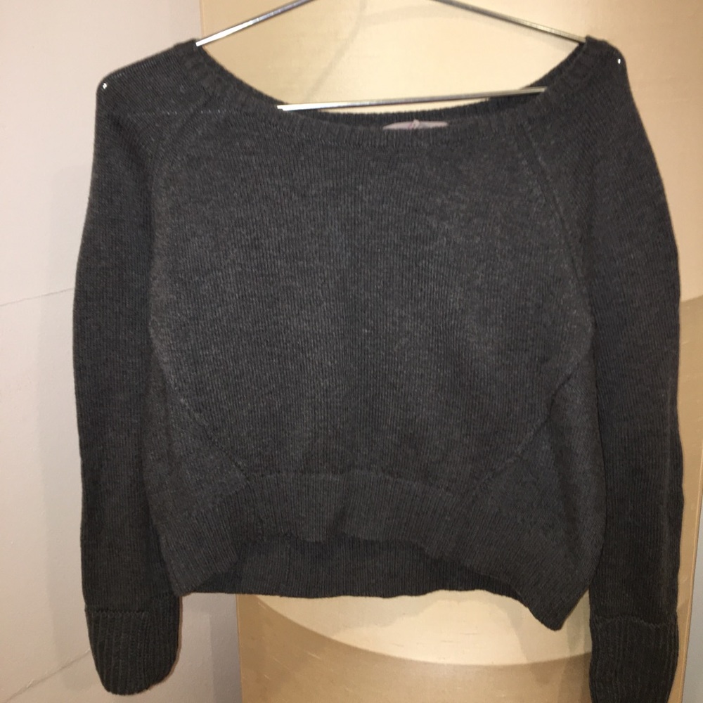 Cropped Athletic Sweater